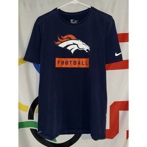 Nike Denver Broncos T Shirt Large NFL Football